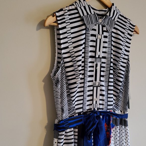 Maia pattern sleeveless dress size 12 NTW - Picture 5 of 15